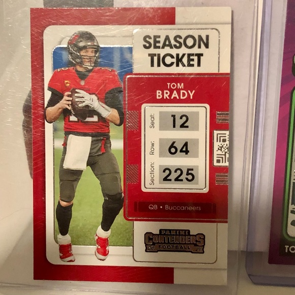 2021 Panini Tom Brady & Buccaneers Card Lot, 11 Cards, Illusion & Contenders - Picture 2 of 16